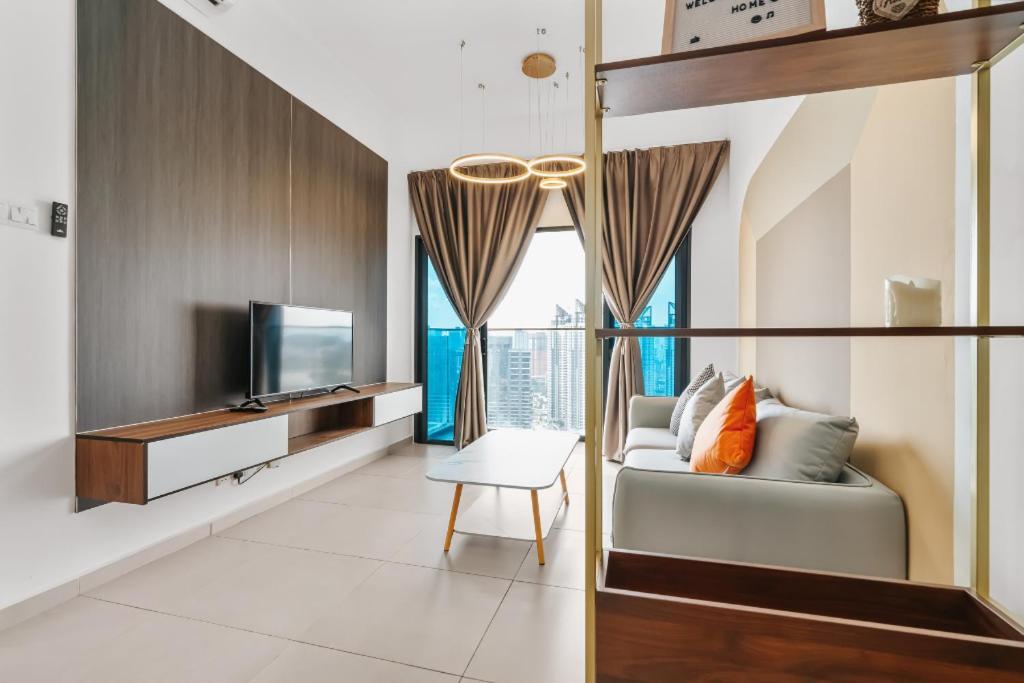 Nowhere 2Br & 2Bath Apartment With Balcony @ Reizz Residences Kuala Lumpur Esterno foto